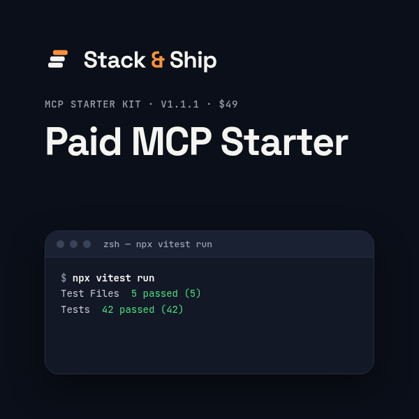 Paid MCP Starter cover